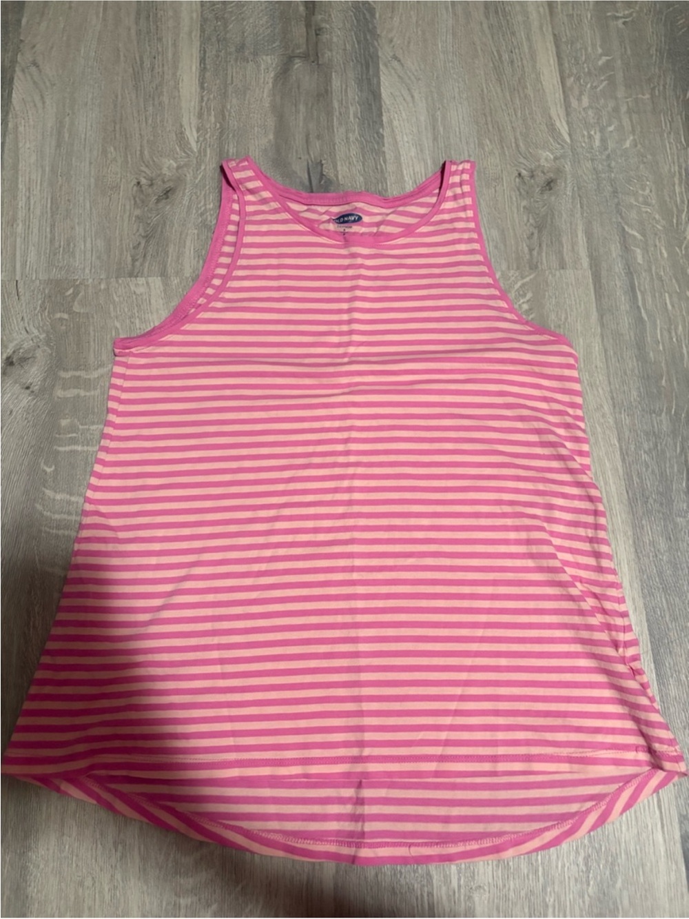 3 for $14 Old Navy Pink Striped Racerback Tank size small